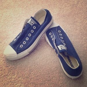 Navy Blue Converse