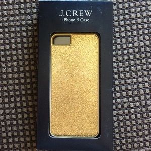 Gold Glitter iPhone 5/5s Case