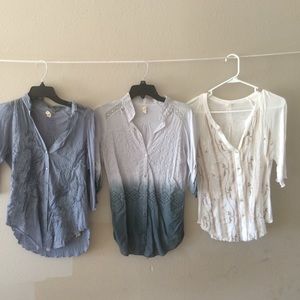 Anthropology shirt bundle 2