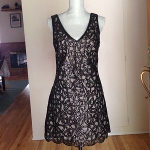 Bebe black sequin dress