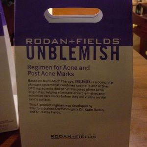 Unblemish skin care regimen