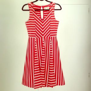Anthropologie candy stripe dress