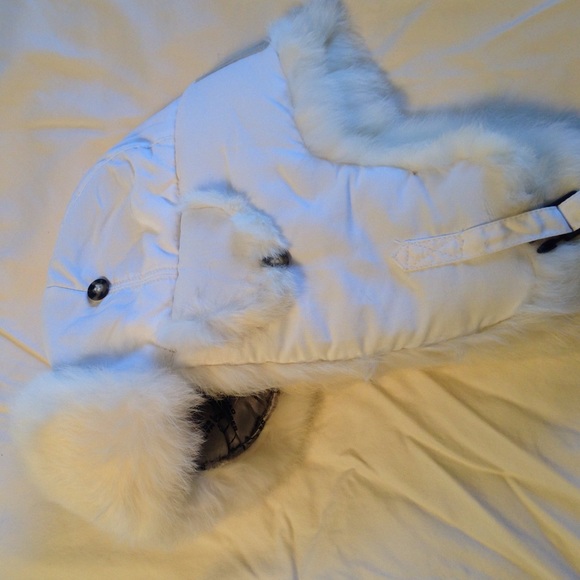 White Mad Bomber hat