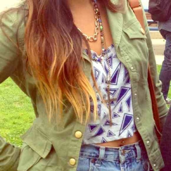 Army green jacket