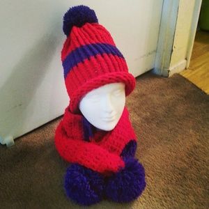 Hand made hats and scarves