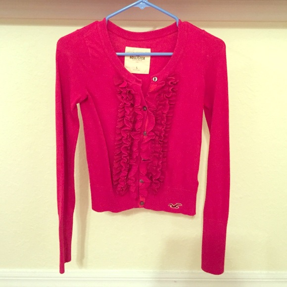 Pink Hollister Cardigan
