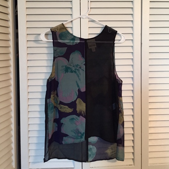 Sheer Floral Top