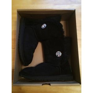 💎Black bling UGGs💎