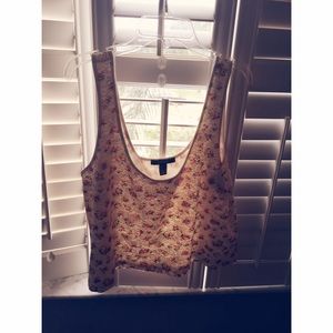 Cute floral tank top