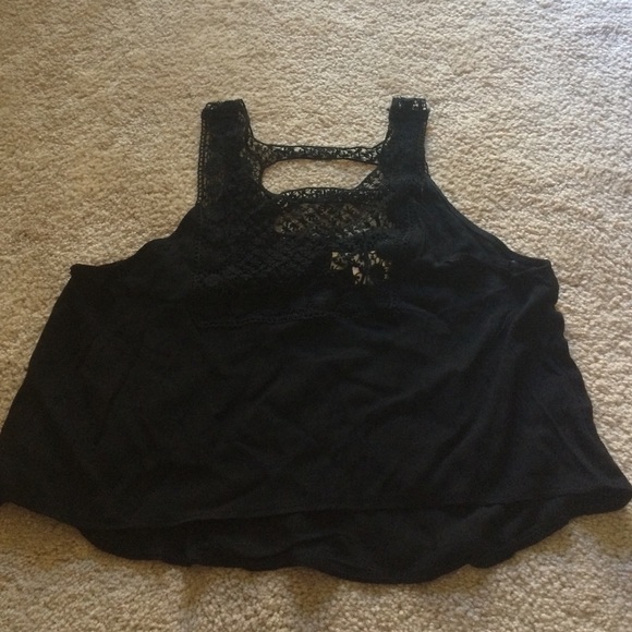 LF Knit Tank Top with Crotchet