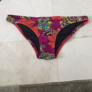 Floral bathing suit bottoms