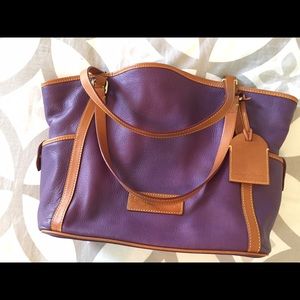 DOONEY & BOURKE large Purple Leather Handbag