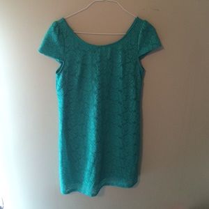 Green Francesca's lace dress