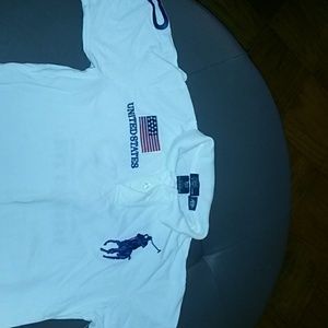 White team usa polo shirt