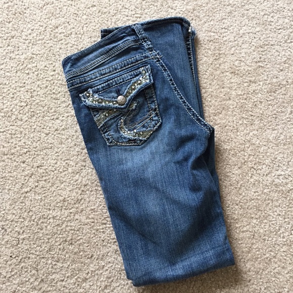 Silver jeans
