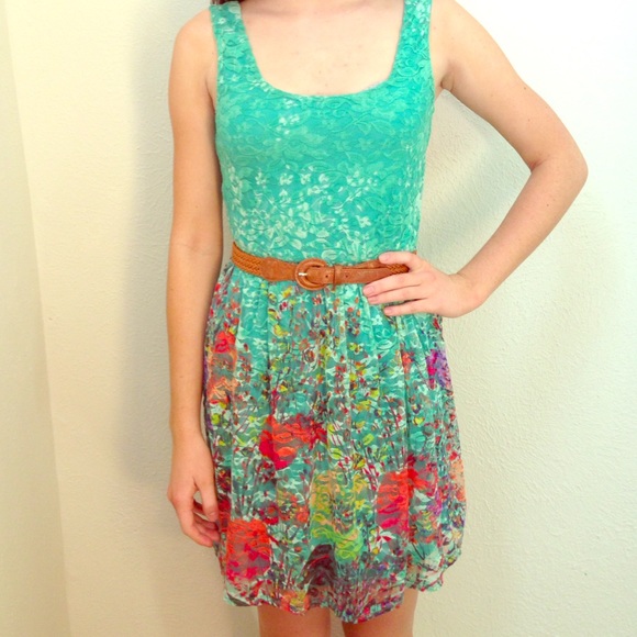 Lily Rose Teal Dress