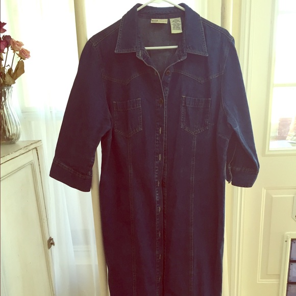 Denim long Dress or Jacket