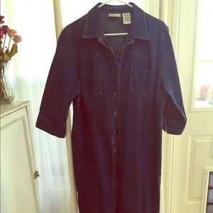 Denim long Dress or Jacket