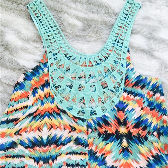 Boho multi colored top! - Picture 3 of 3