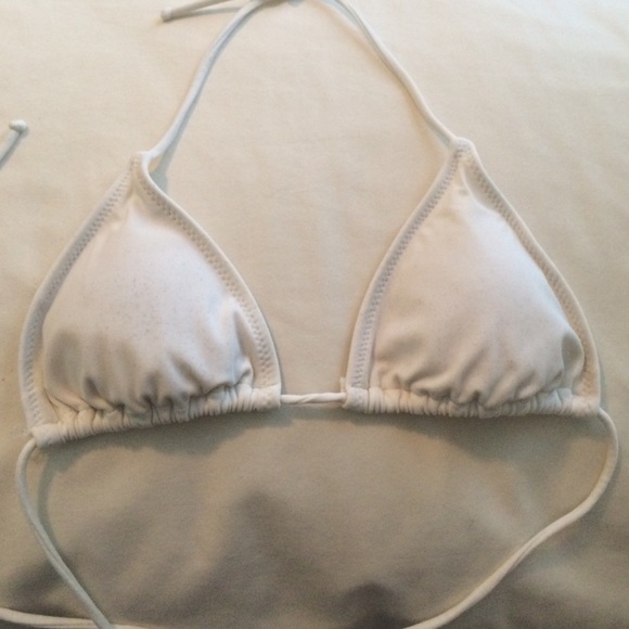 ASOS White Bikini Top