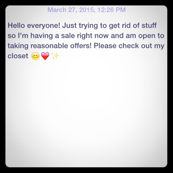 BIG SALE!