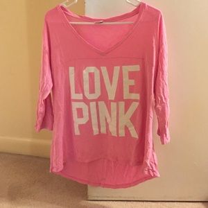 PINK love pink top