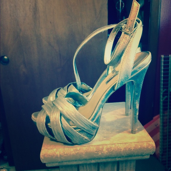 Gold heels by h by halston