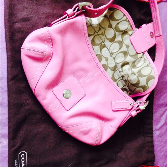 Small Pink Coach Purse **price reduced**