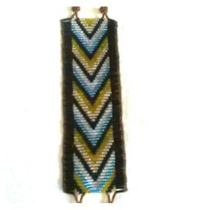Chevron Beaded Cuff Bracelet Free People