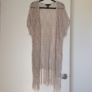 Fringe kimono