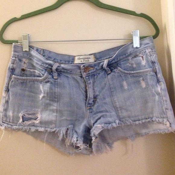 Abercrombie and Fitch Jean cut offs