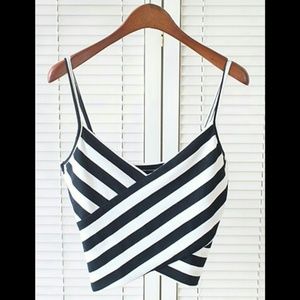 Spaghetti crop top