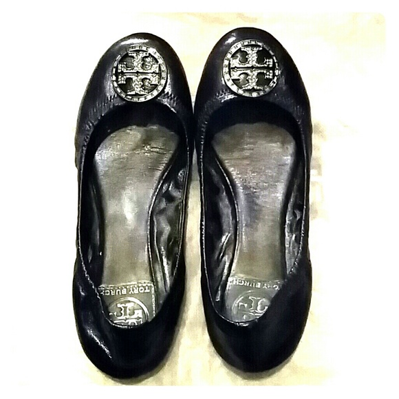 Tory Burch Ballet Lamb Leather Flats - Picture 1 of 4