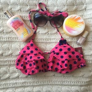 Polka Dot Bikini Top