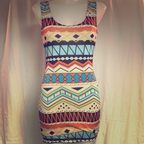 Tribal print dress