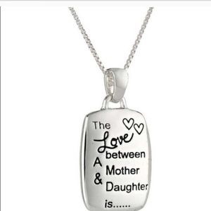 A mother & daughters love necklace