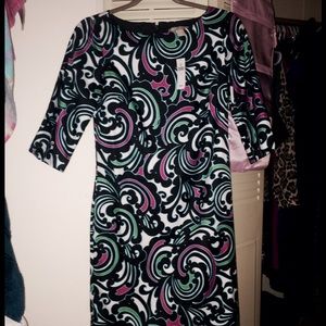 Banana Republic Paisley Pattern Shift Dress