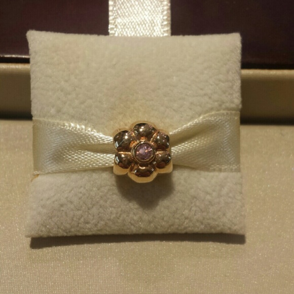 Retired Pandora 14k Yellow Gold Charm - Picture 2 of 2