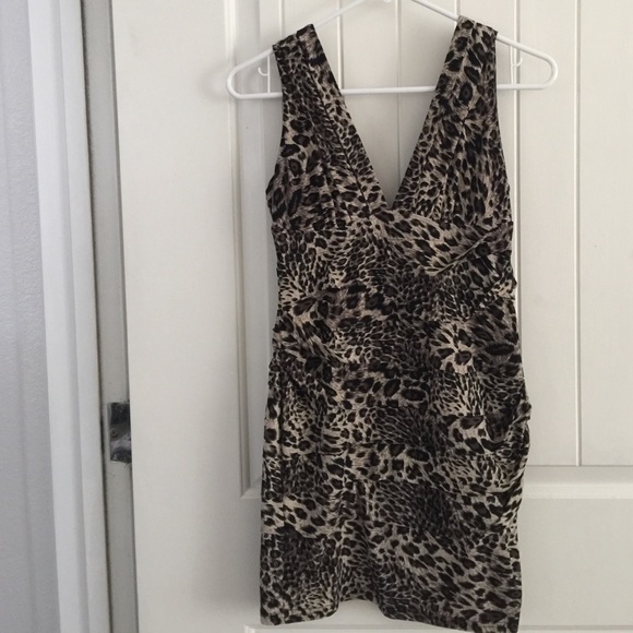 Leopard bandage dress