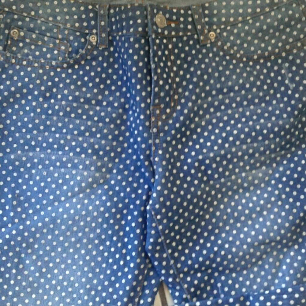 LAST PAIR Polka Dot Faded Skinny Jeans NWT - Picture 5 of 6
