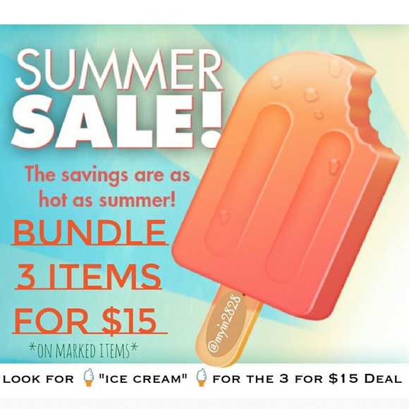 🍦3 FOR $15 DEAL🍦
