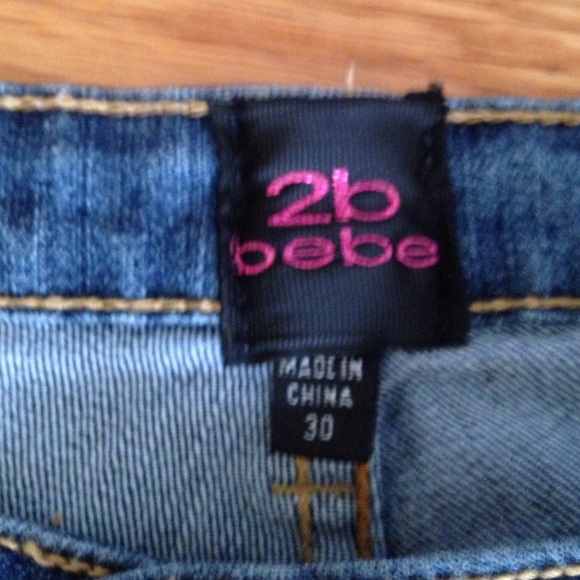 💯 Authentic 2b Bebe Jeans - Picture 2 of 4