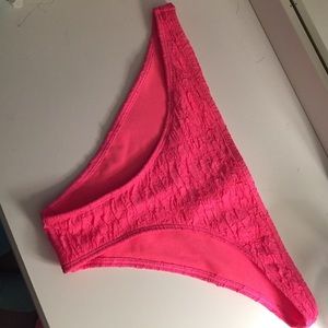 Pink bikini bottom