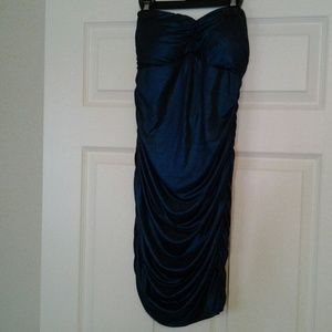Strapless cocktail dress