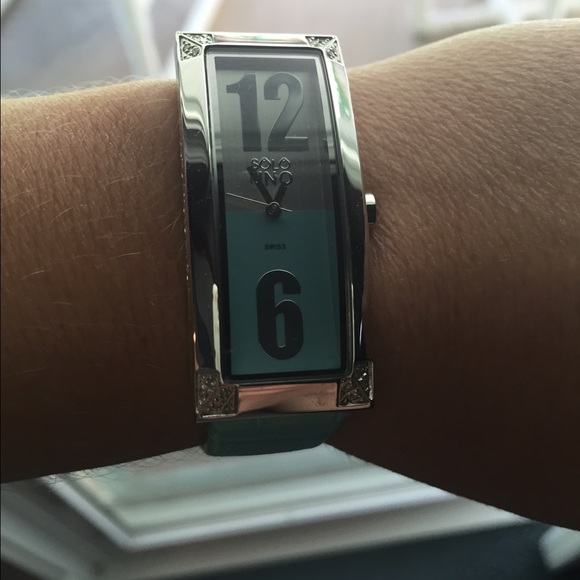 Blue/green watch