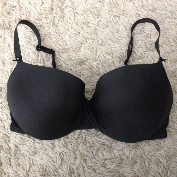 Victoria's Secret Lined Demi Black Bra 38DD