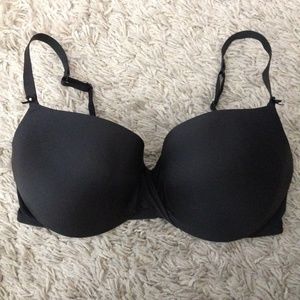 Victoria's Secret Lined Demi Black Bra 38DD