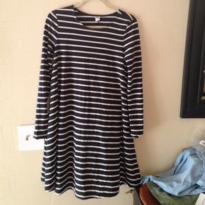 NWOT Old Navy striped swing dress Sz S