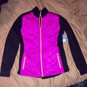 ❌SOLD❌ Pink/coral/black jacket!!