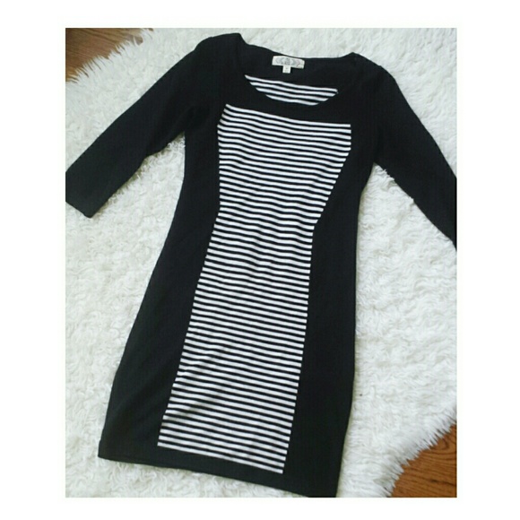 Black and white dress